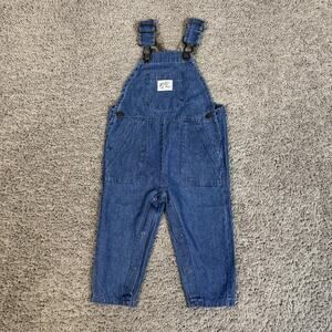 Bass Pro Shops Overall Boys 12-18 Months Blue Denim One-Piece Adjustable Strap